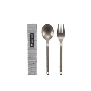 Snow Peak Titanium Fork & Spoon Set