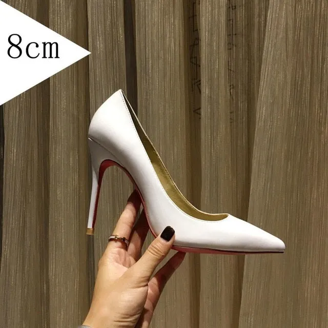 So Kate Pumps High Heels Shoes Woman Pigalle Nude Black Wedding Party Shoes Brand Ladies Patent Leather Red Dress Shoe and Bag