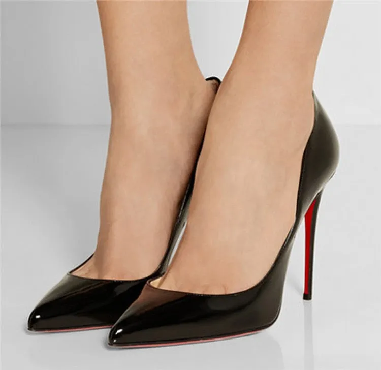 So Kate Pumps High Heels Shoes Woman Pigalle Nude Black Wedding Party Shoes Brand Ladies Patent Leather Red Dress Shoe and Bag