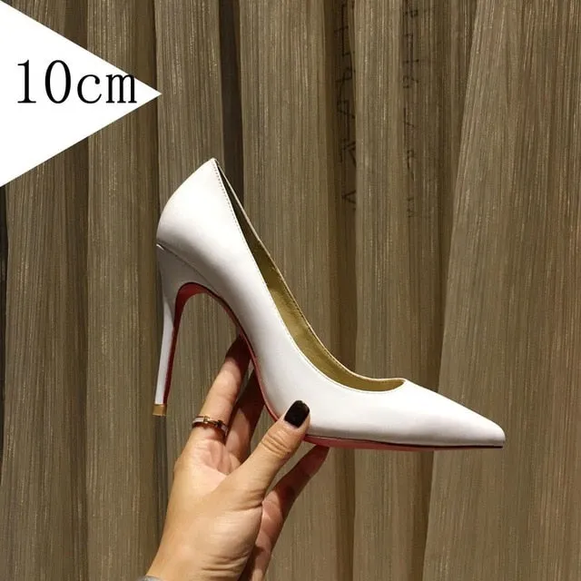 So Kate Pumps High Heels Shoes Woman Pigalle Nude Black Wedding Party Shoes Brand Ladies Patent Leather Red Dress Shoe and Bag