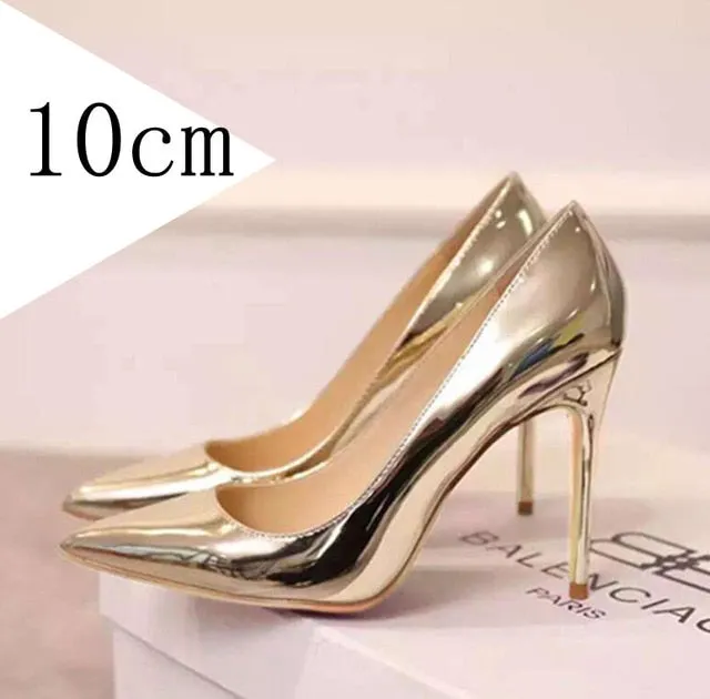 So Kate Pumps High Heels Shoes Woman Pigalle Nude Black Wedding Party Shoes Brand Ladies Patent Leather Red Dress Shoe and Bag