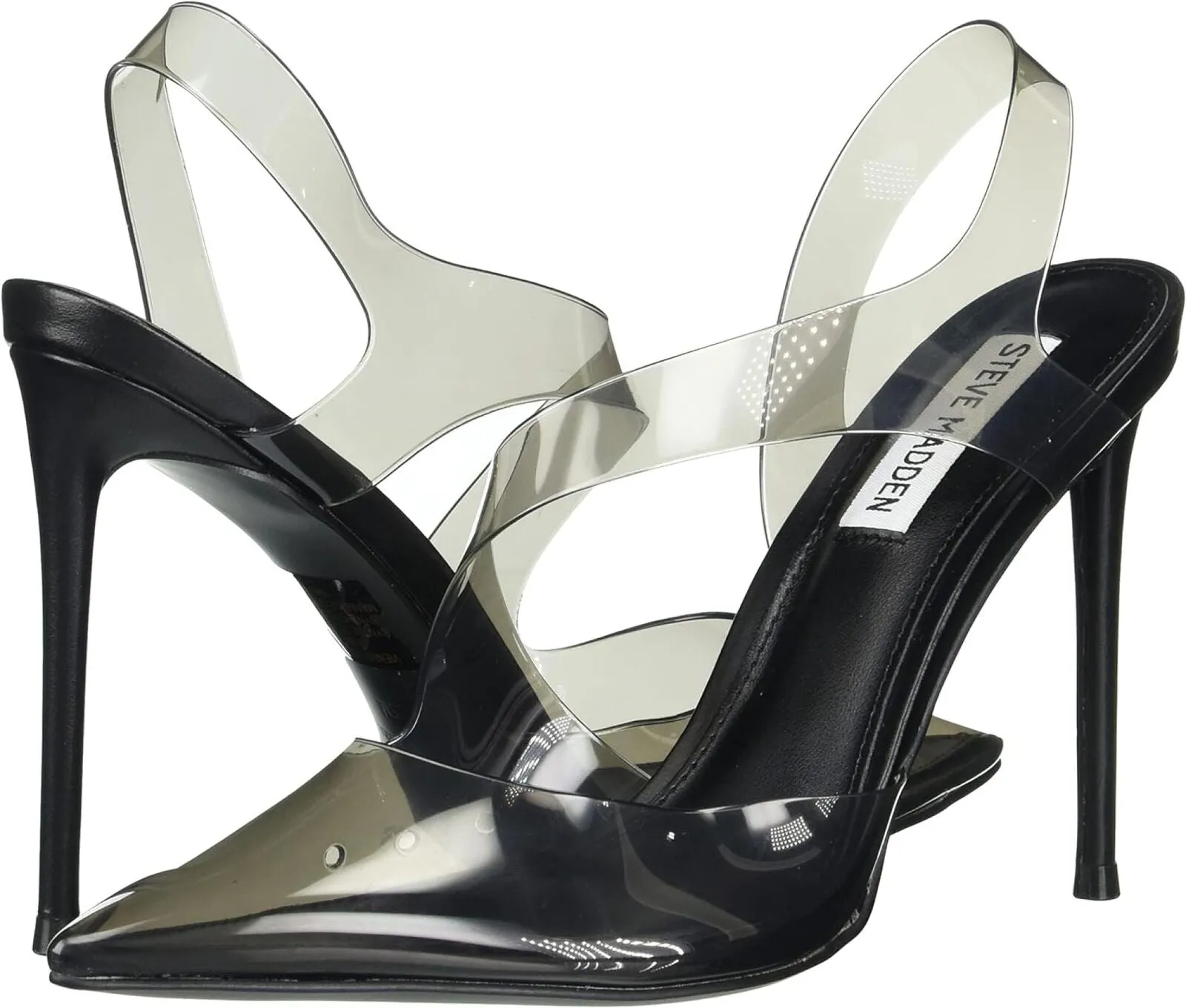 Steve Madden Women's Vienne Heeled Sandal VIEN02S1 Black 8M