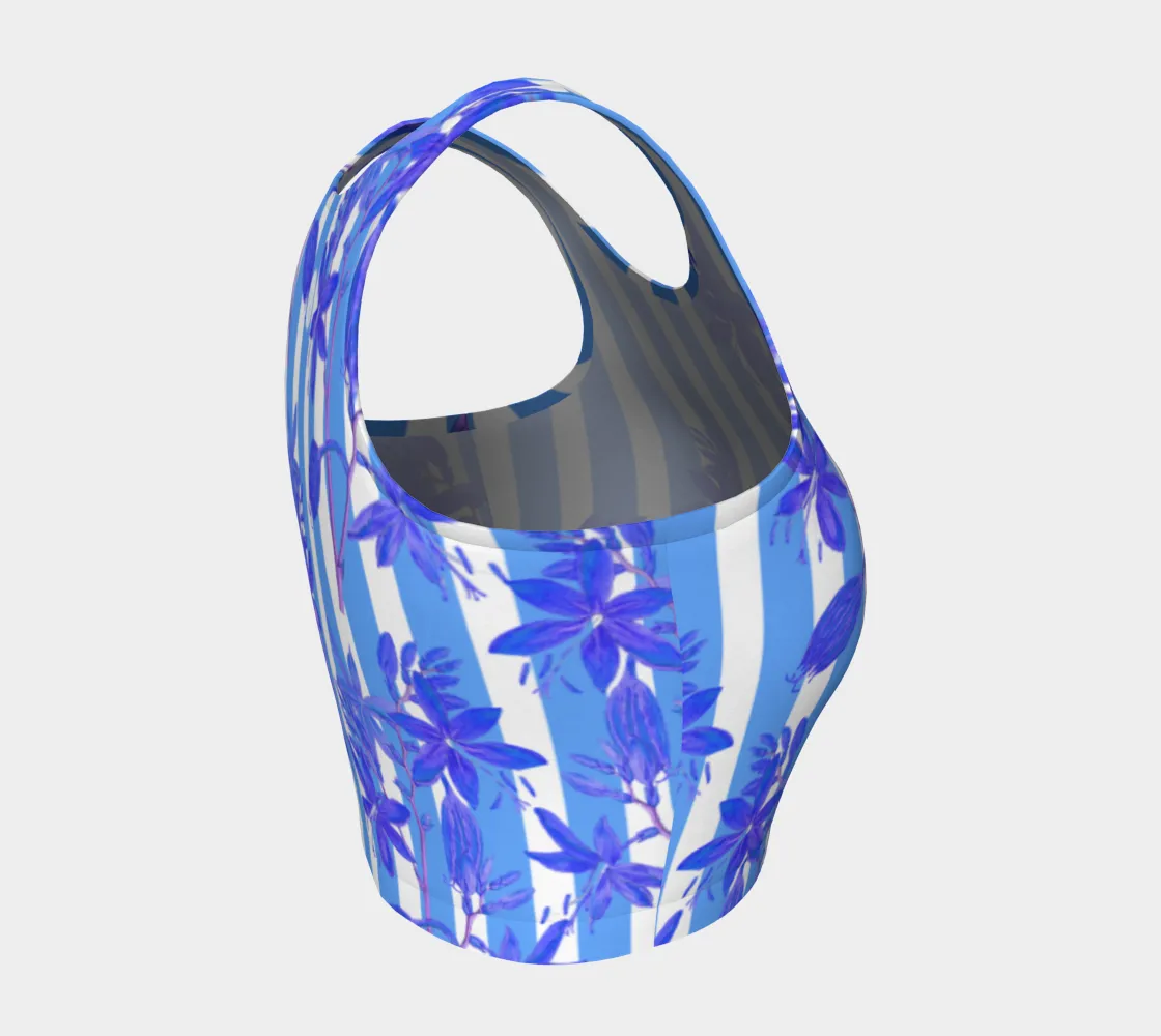 Stripes and Florals Blue Top