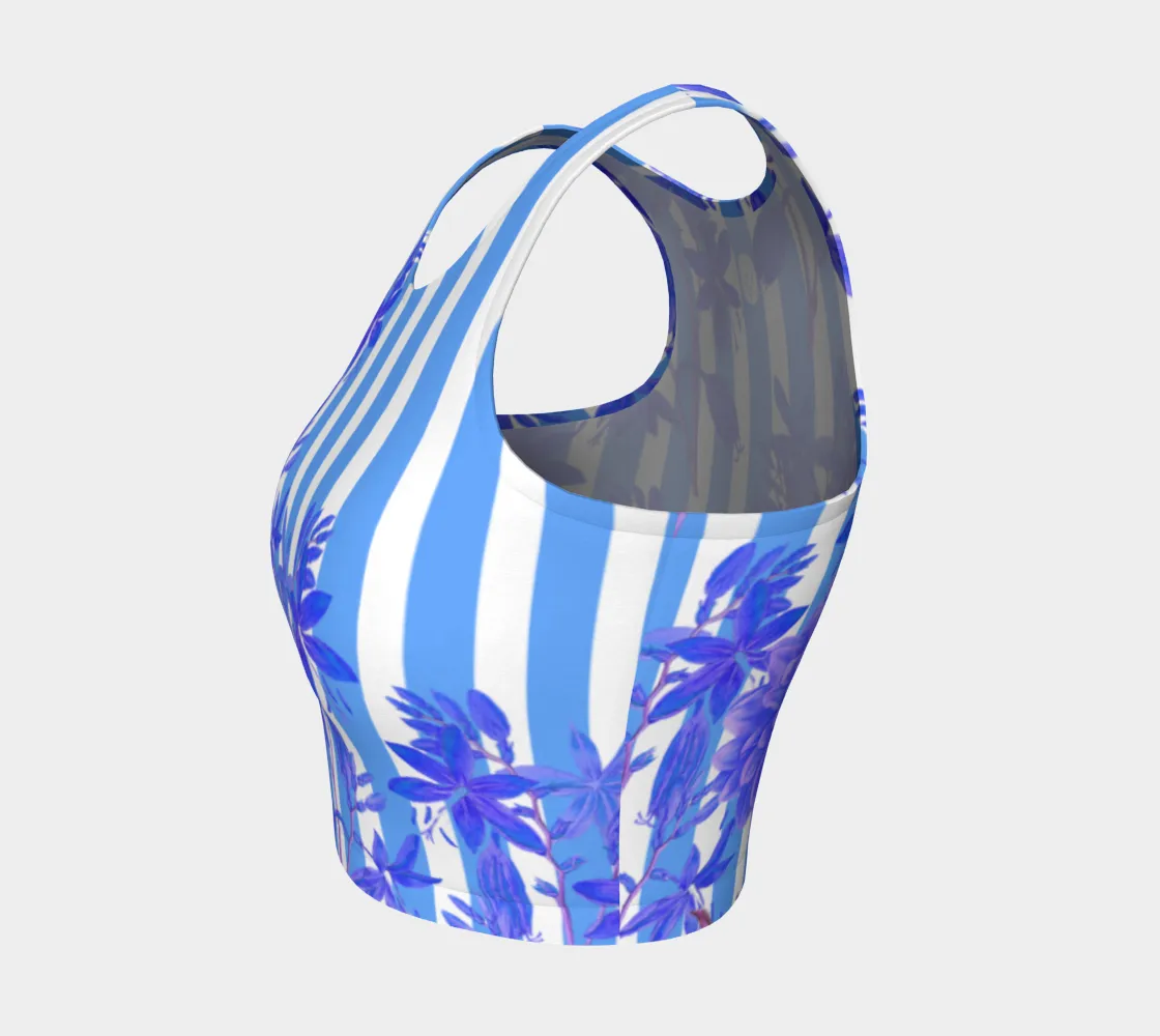 Stripes and Florals Blue Top
