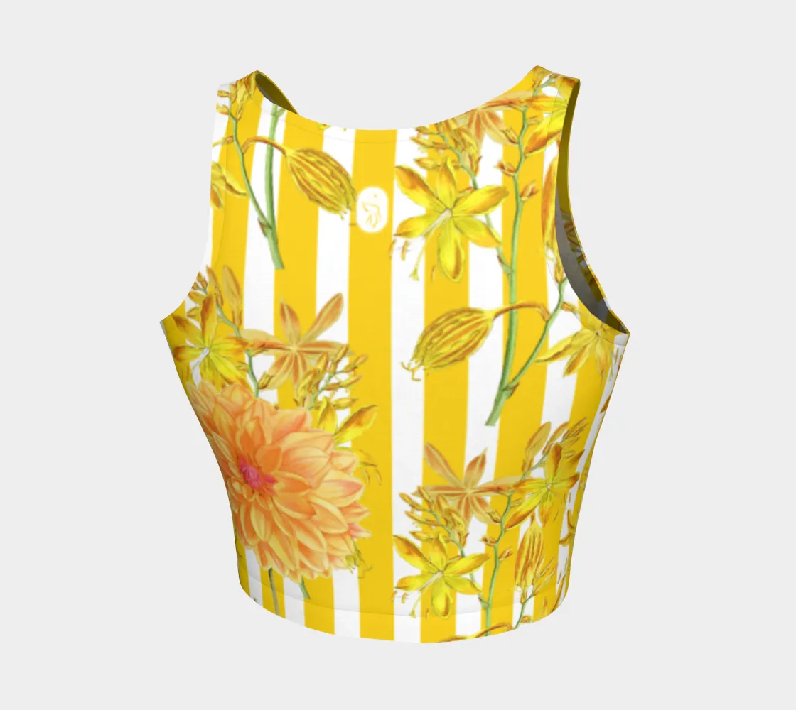 Stripes and Florals Yellow Top