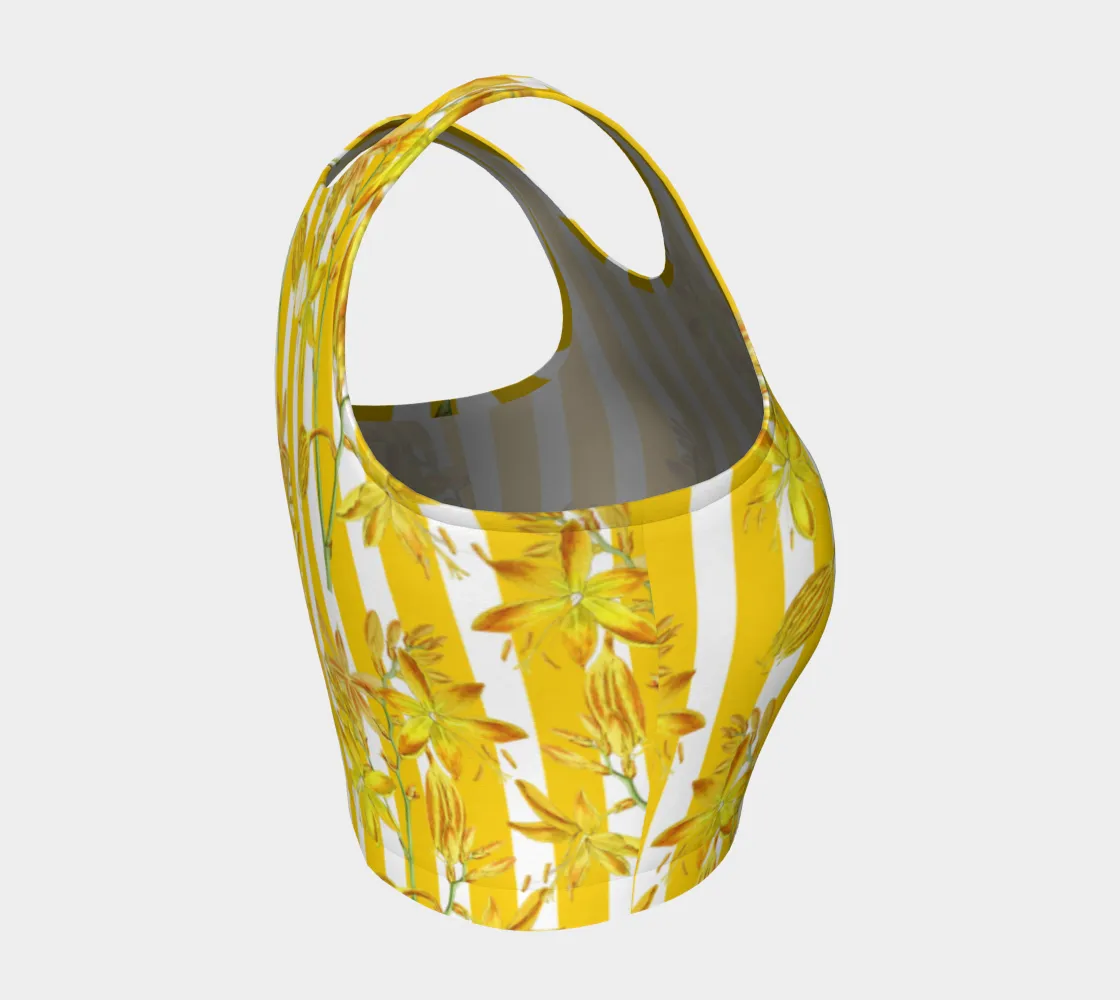 Stripes and Florals Yellow Top
