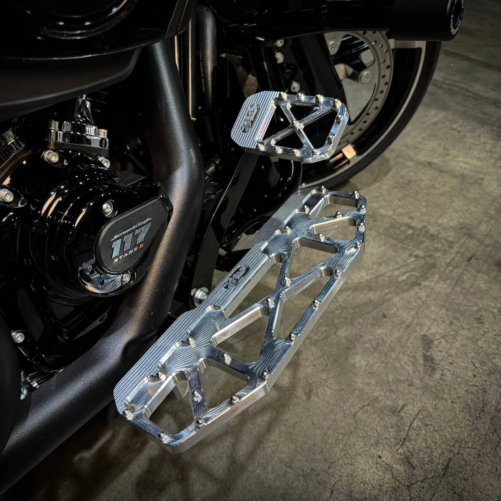 TC Bros. Pro Series MX Floorboards for Harley Davidson Bagger Touring Models