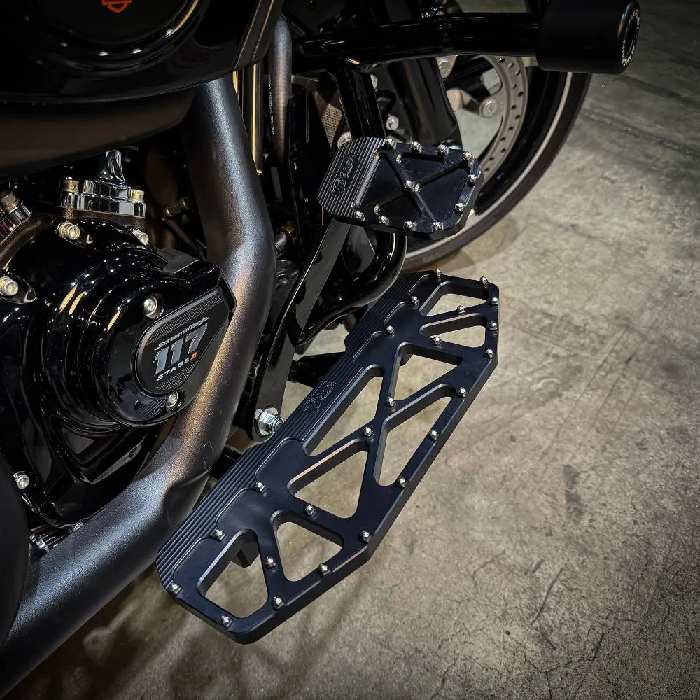 TC Bros. Pro Series MX Floorboards for Harley Davidson Bagger Touring Models