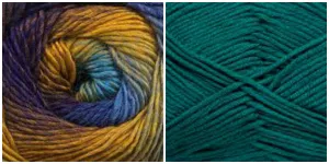 TEAL   PEACOCK Embossed Natura Gloves KIT