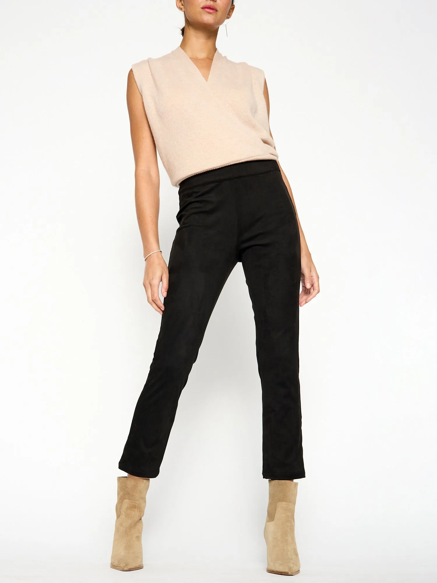 The Juniper Vegan Suede Pant