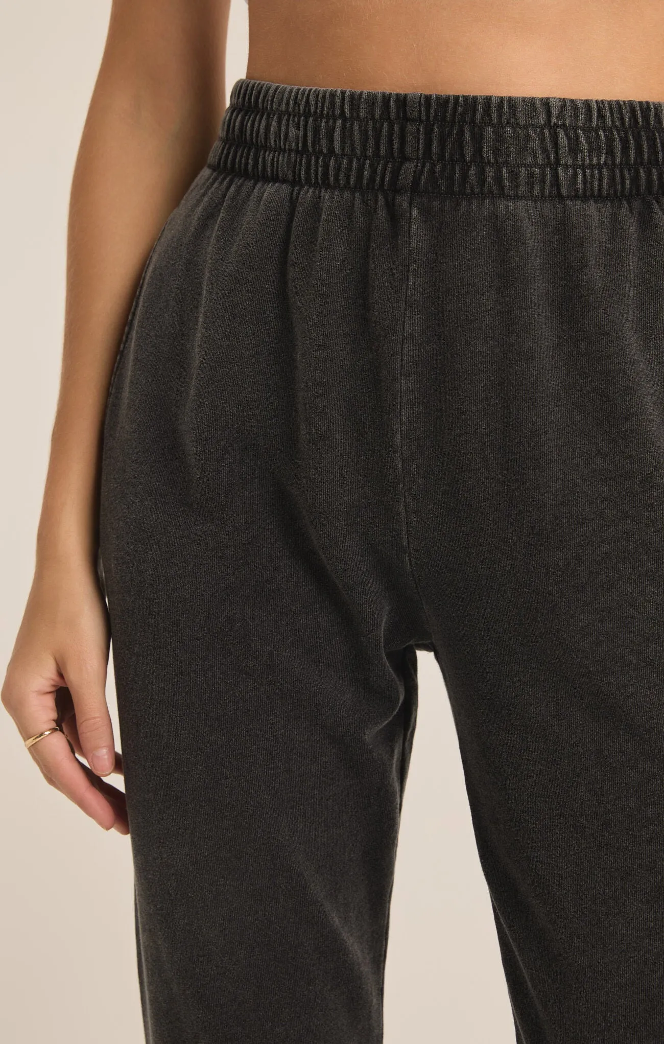 The Slim Knit Denim Jogger