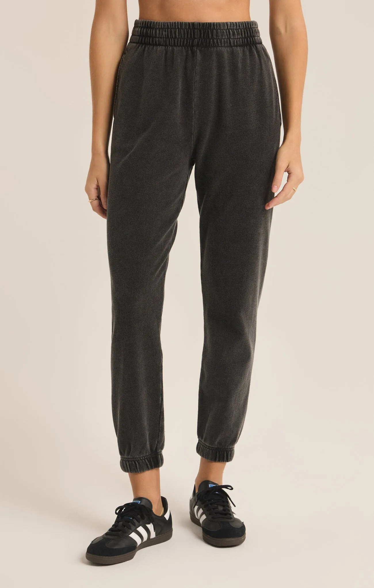 The Slim Knit Denim Jogger