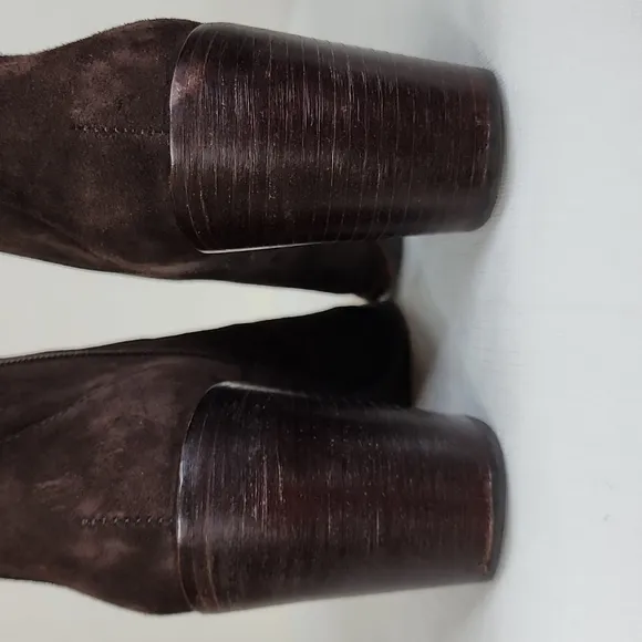 TRASK Tinsley Brown Suede Ankle Booties Size 9M