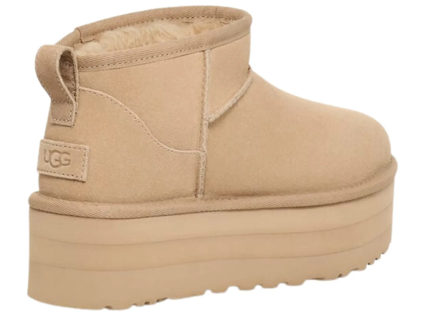 UGG: Ultra Mini Platform in Mustard Seed