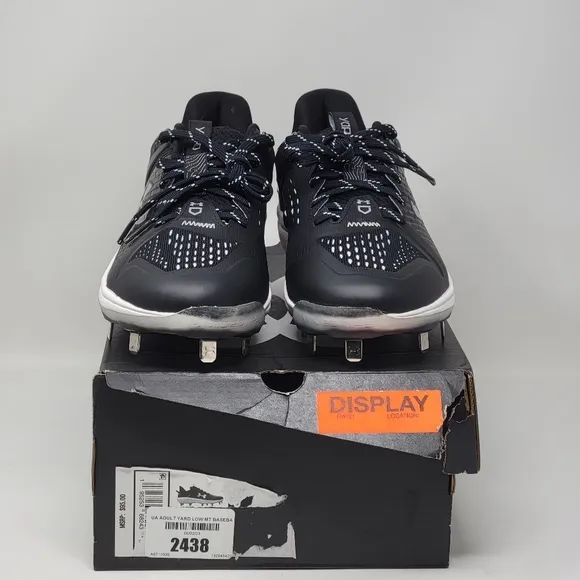 Under Armour Men's Yard Low MT Baseball  Cleats 3025592-001 Black Size 8 New