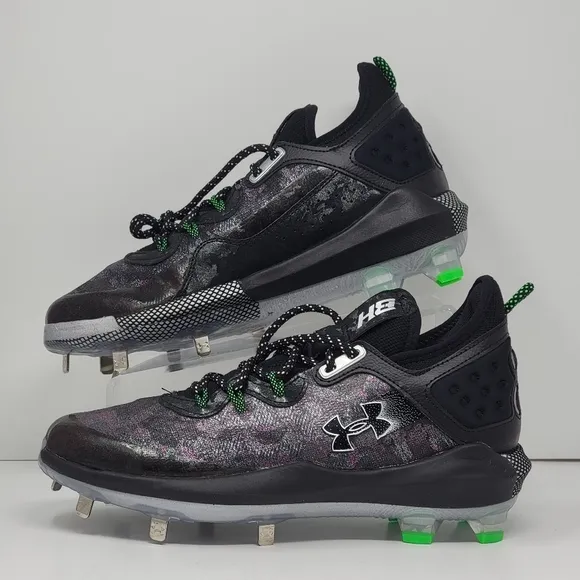 Under Armour UA Harper 8 Low ST Metal Baseball Cleats 3026588-001 Men Sz 12 New