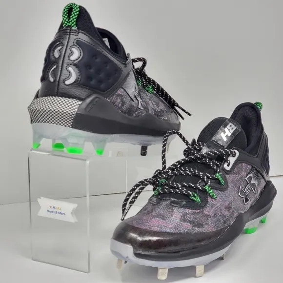 Under Armour UA Harper 8 Low ST Metal Baseball Cleats 3026588-001 Men Sz 12 New