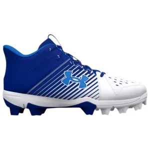 UnderArmour Boys' UA Leadoff Mid RM Jr. Baseball Cleats Royal 3025601-400