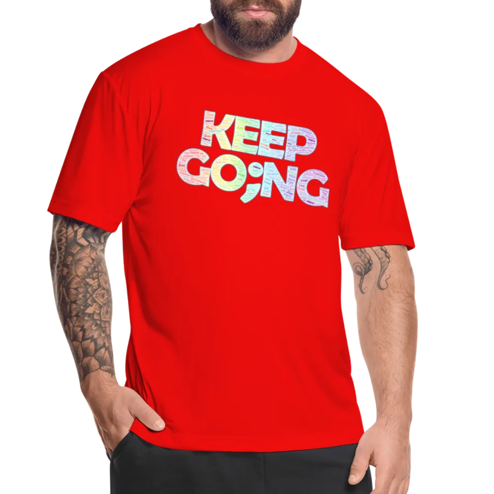 Unisex Athletic T-Shirt - Keep Going