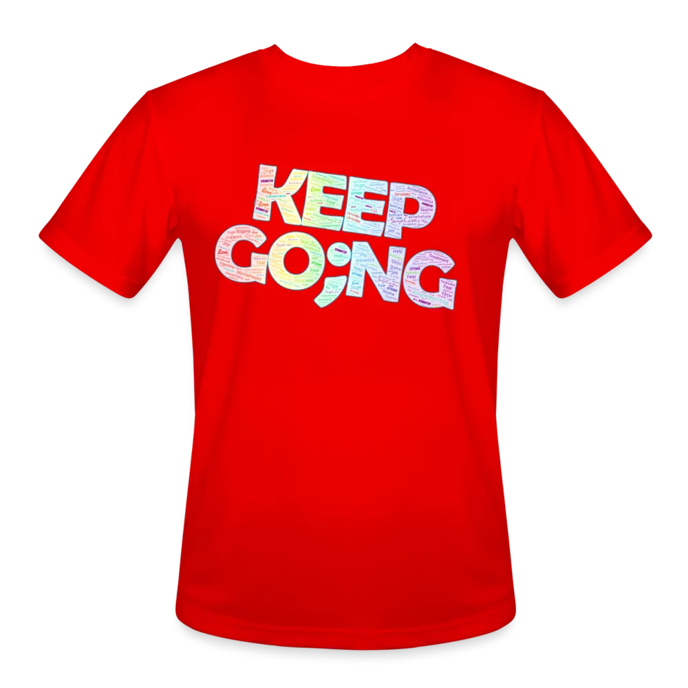 Unisex Athletic T-Shirt - Keep Going