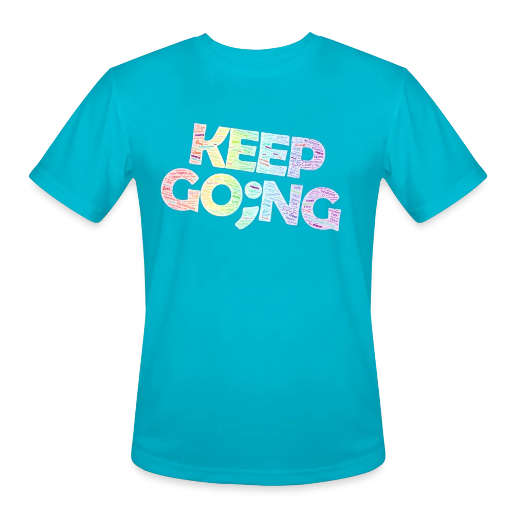 Unisex Athletic T-Shirt - Keep Going