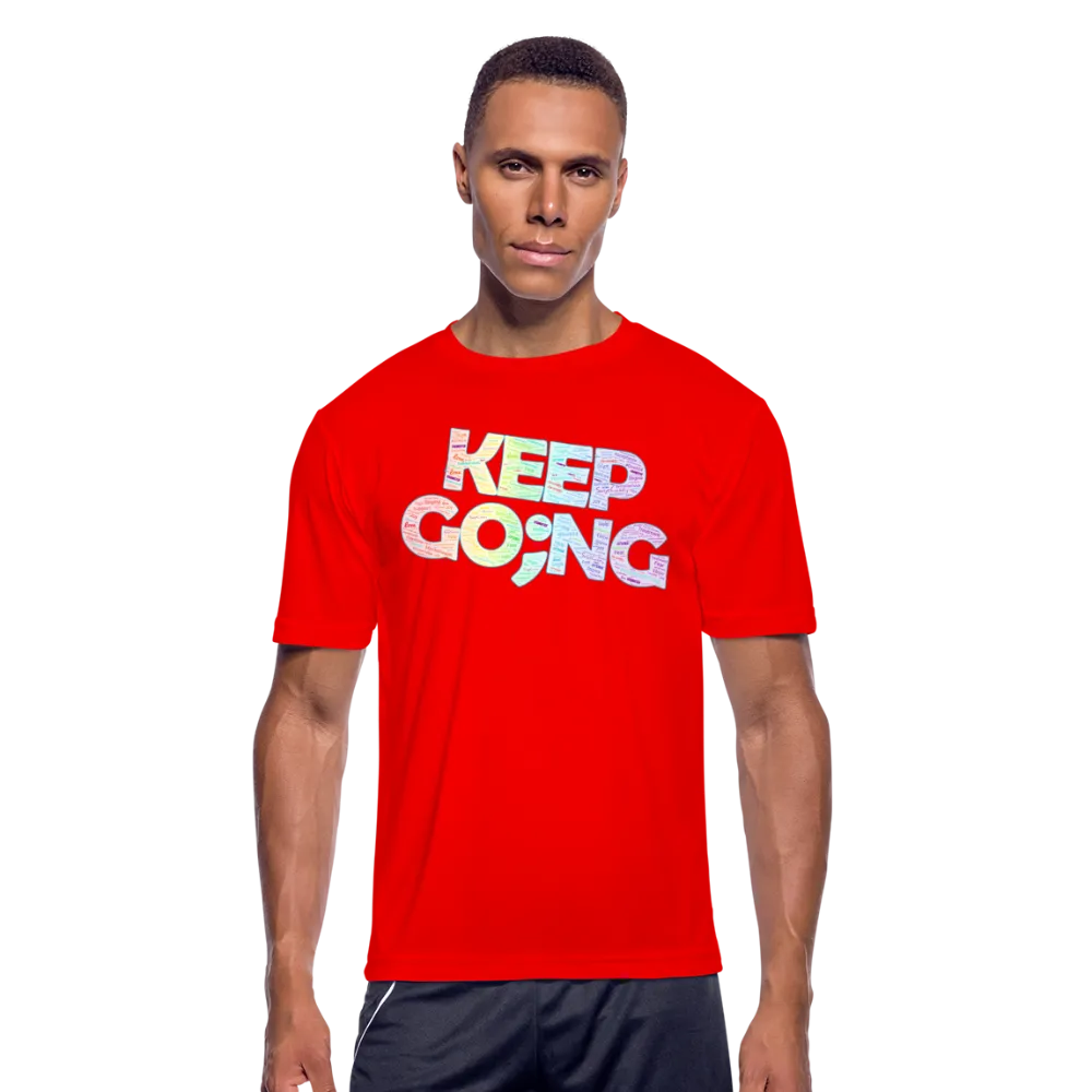 Unisex Athletic T-Shirt - Keep Going