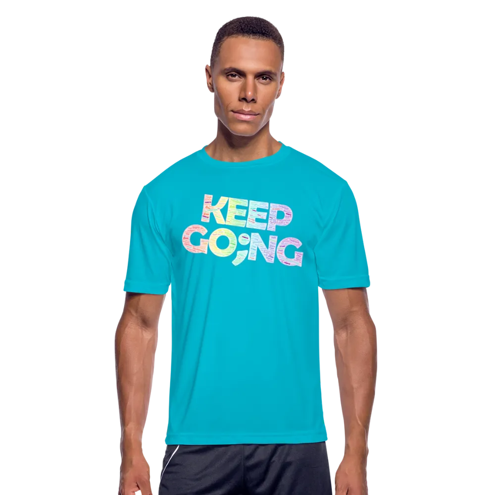 Unisex Athletic T-Shirt - Keep Going