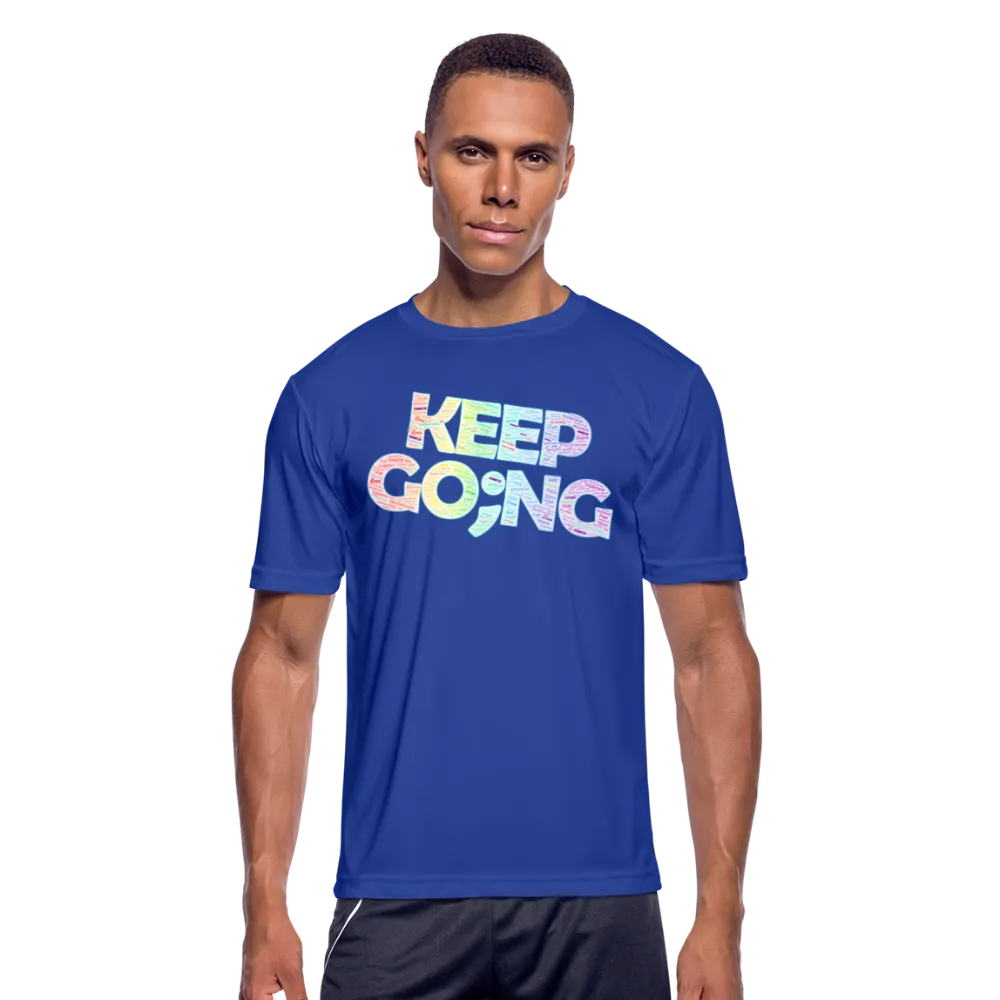 Unisex Athletic T-Shirt - Keep Going