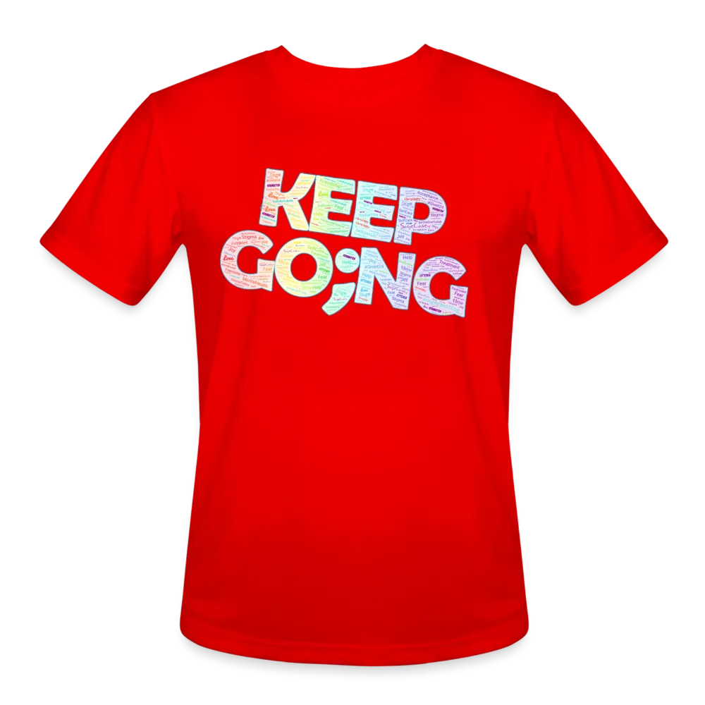 Unisex Athletic T-Shirt - Keep Going