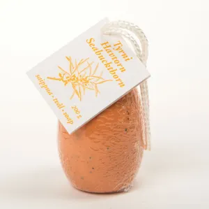 Vaasen made in Finland Original Buckthorn Soap on a Rope 200 grams