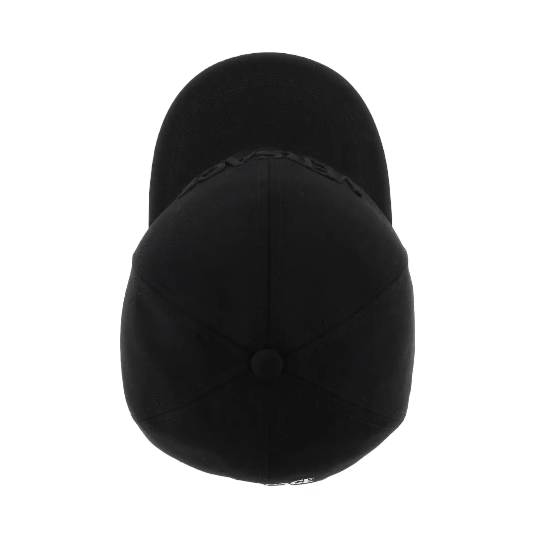 VERSACE EMBROIDERED BASEBALL CAP BLACK