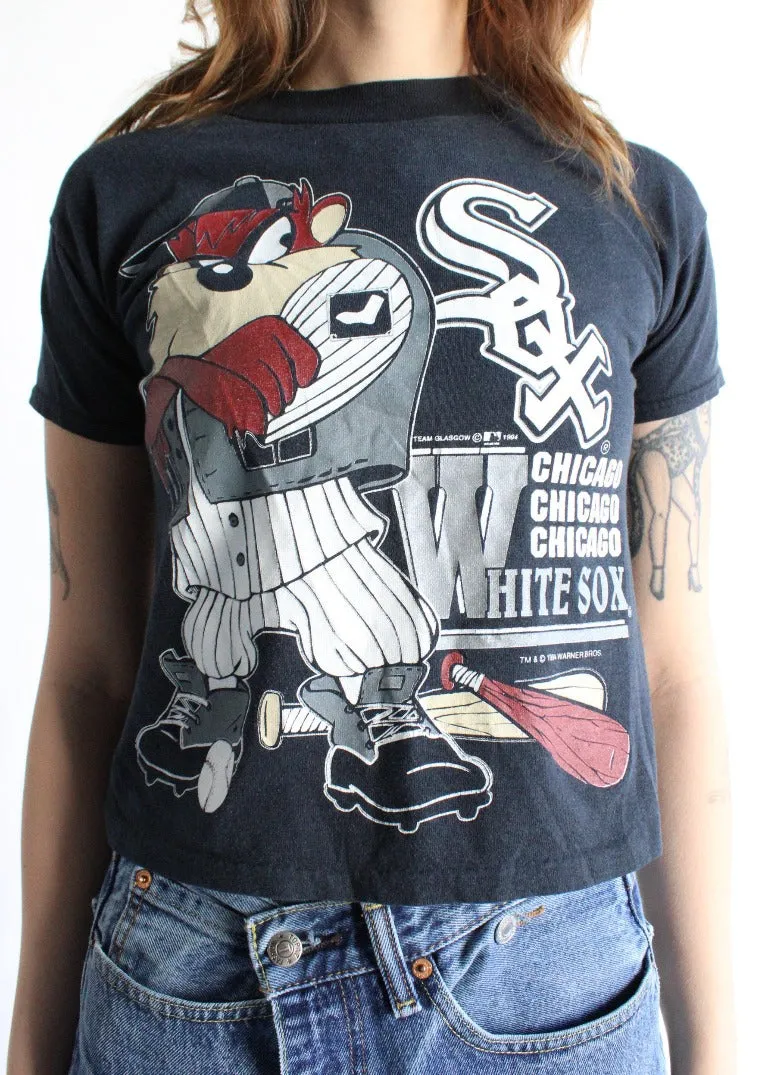 Vintage Taz x White Sox Baby Tee T0946
