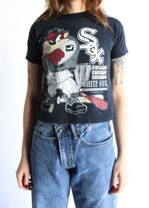 Vintage Taz x White Sox Baby Tee T0946