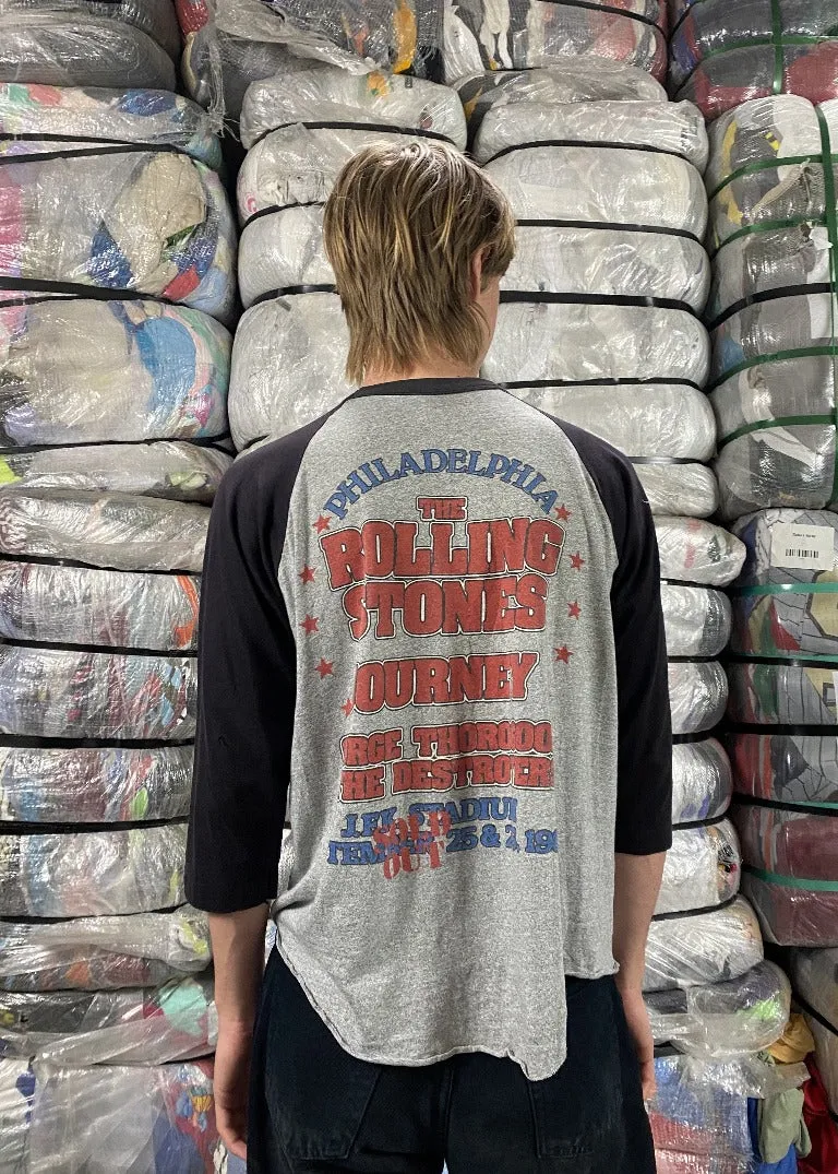 Vintage The Rolling Stones 1981 Concert Tee T1171