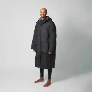 VOITED 2nd Edition Outdoor Change Robe & Drycoat for Surfing, Camping, Vanlife & Wild Swimming  - Black