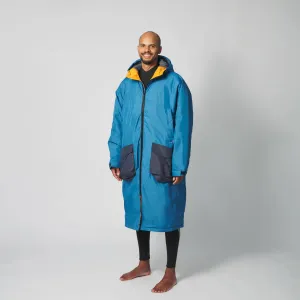 VOITED 2nd Edition Outdoor Change Robe & Drycoat for Surfing, Camping, Vanlife & Wild Swimming - Blue Steel