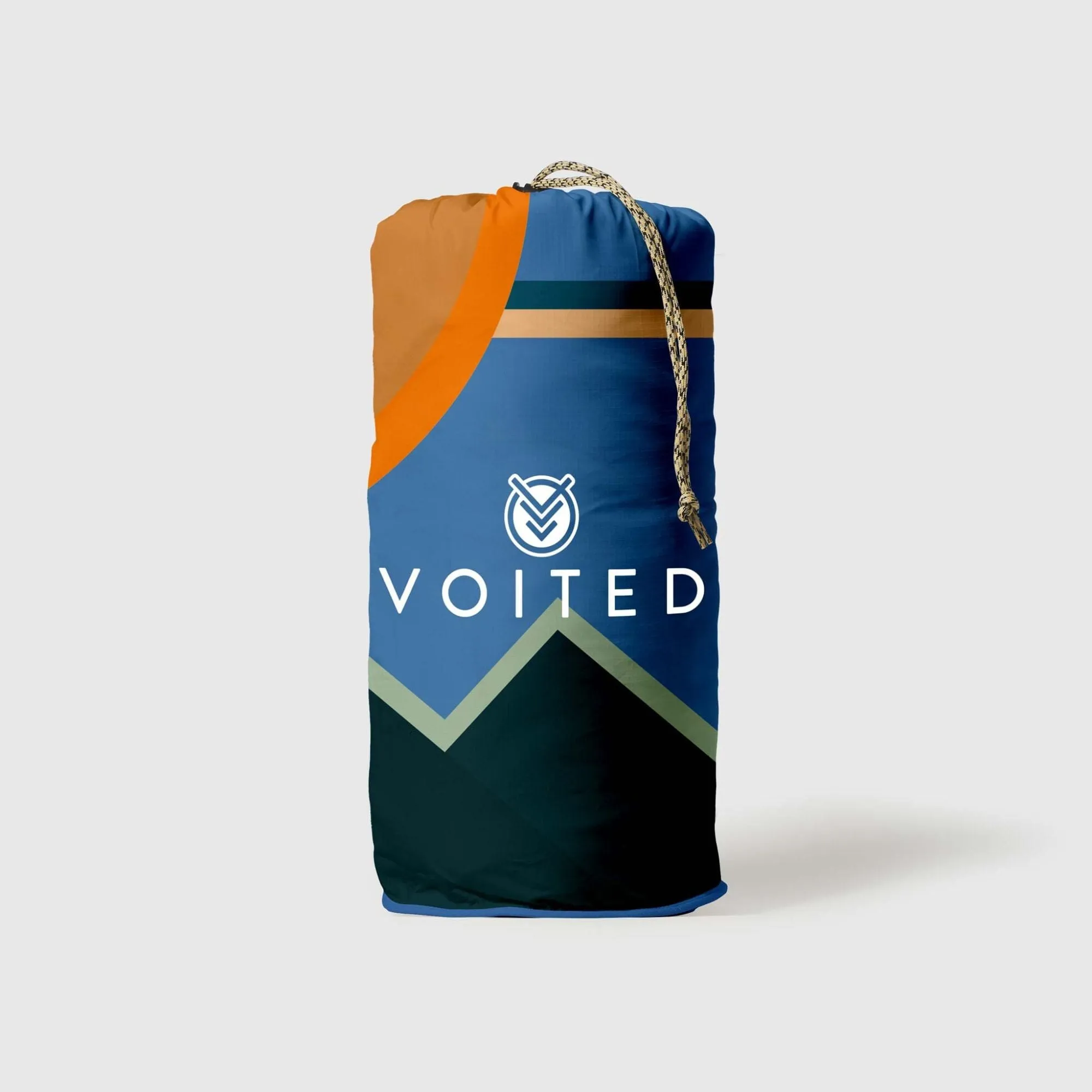 VOITED Fleece Outdoor Camping Blanket - Blue Hour