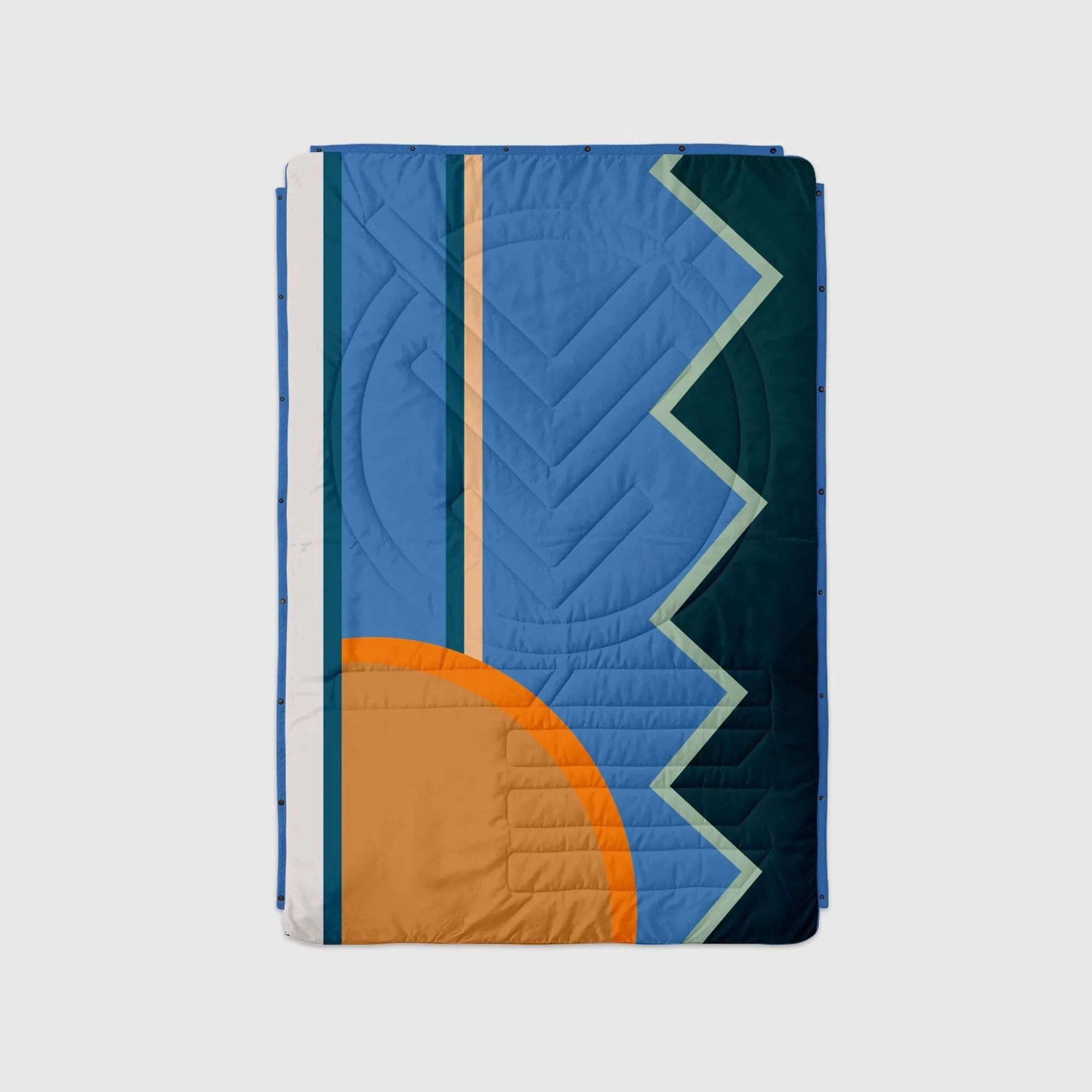 VOITED Fleece Outdoor Camping Blanket - Blue Hour
