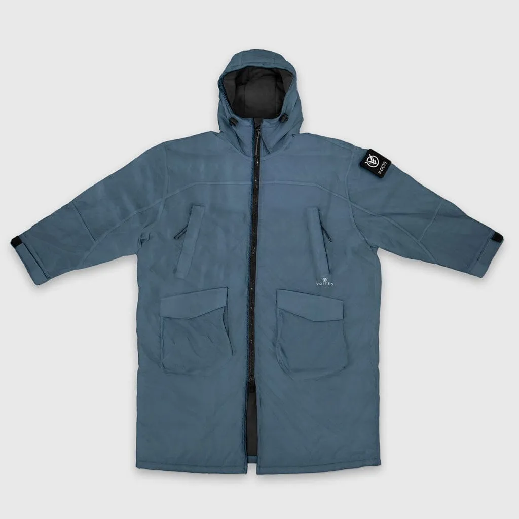 VOITED Original Outdoor Change Robe & Drycoat for Surfing, Camping, Vanlife & Wild Swimming  - Marsh Grey