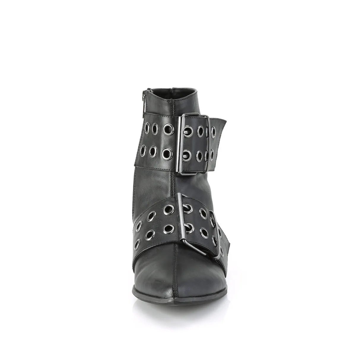WARLOCK-55  Black Vegan Leather