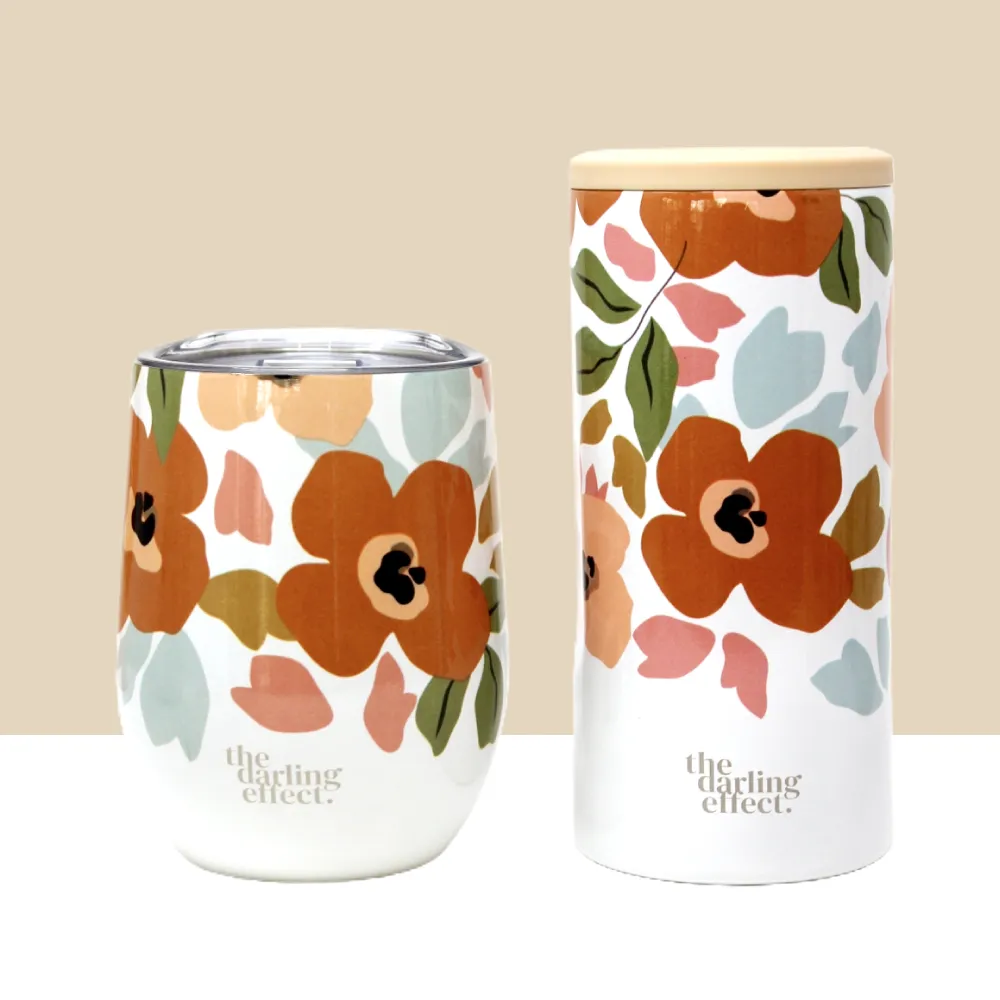 Wine Tumbler - Everlasting Blooms