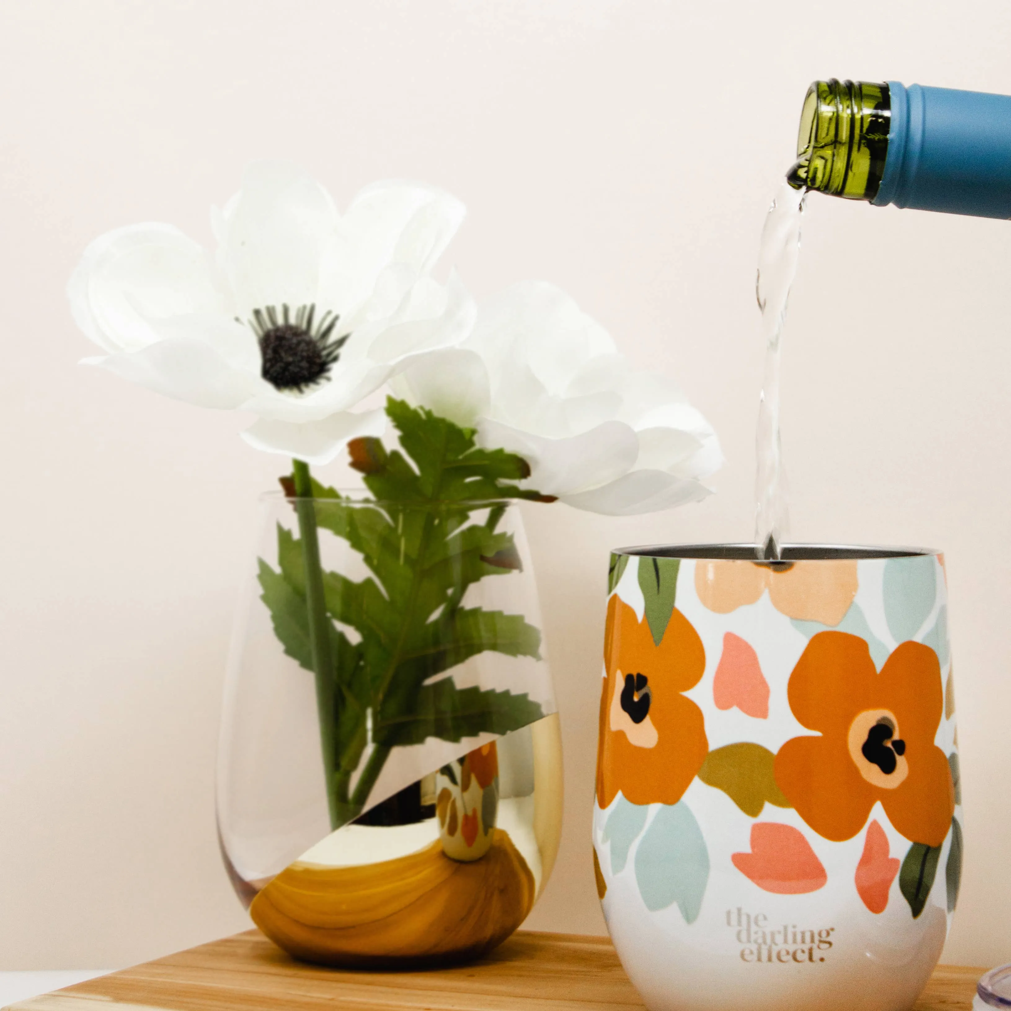 Wine Tumbler - Everlasting Blooms