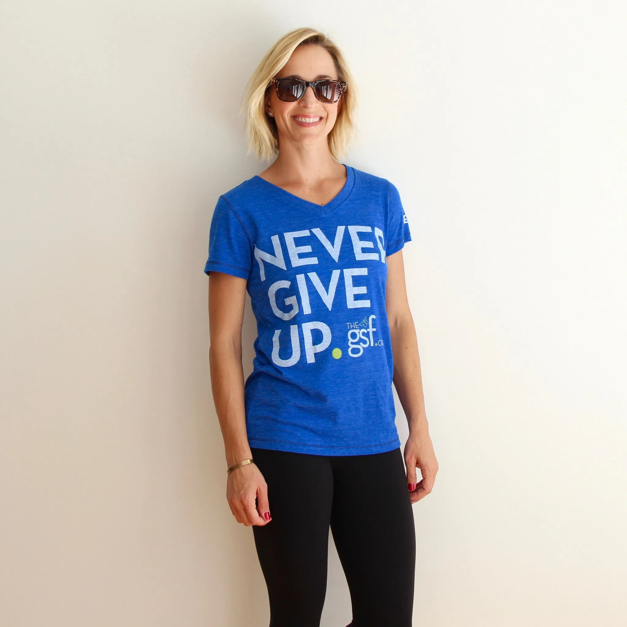 WOMENS BLUE TECH SHIRT