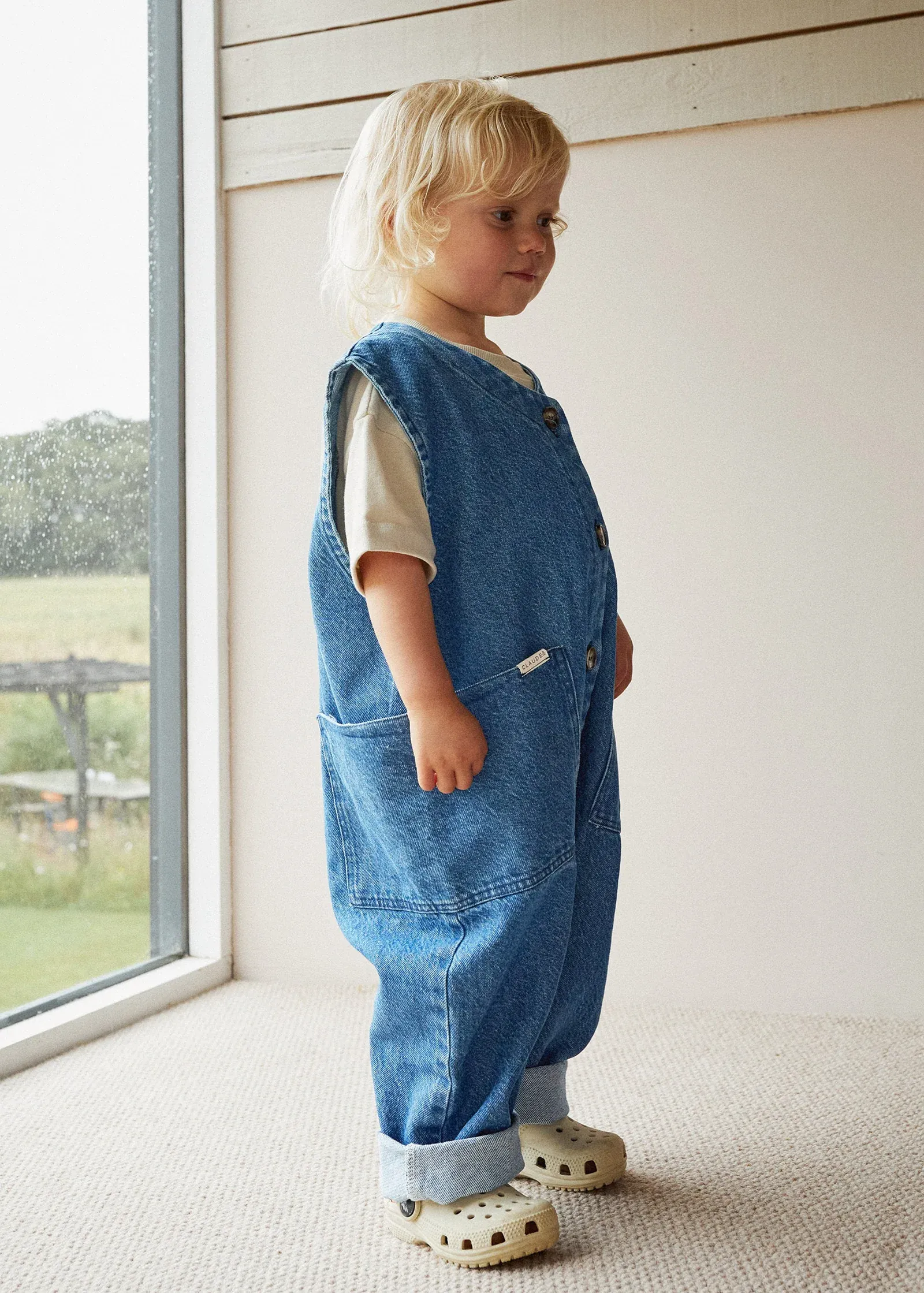 Wren Sleeveless Denim Overall
