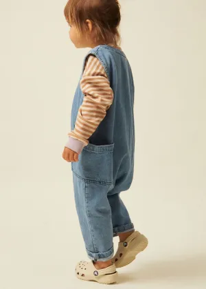 Wren Sleeveless Denim Overall
