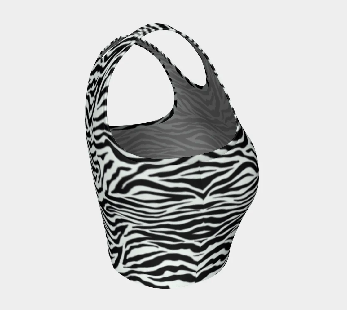 Zebra Crop Top
